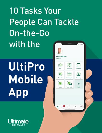 The app breaks your purchases up into categories and generates charts showing what you're spending your money on. UltiPro Mobile App Simplifies Tasks While On-the-Go