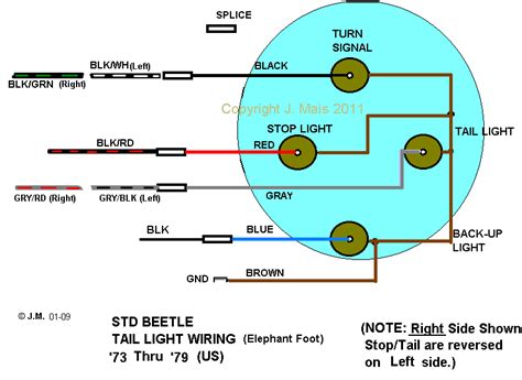 Truck tail light wiring harness for chevy gmc blazer suburban tahoe yukon c/k. Speedy Jim's Home Page, Aircooled Electrical Hints
