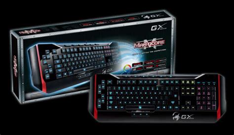 Genius Gx Gaming Manticore Tastatur Mit 3 Zonen Hintergrundbeleuchtung