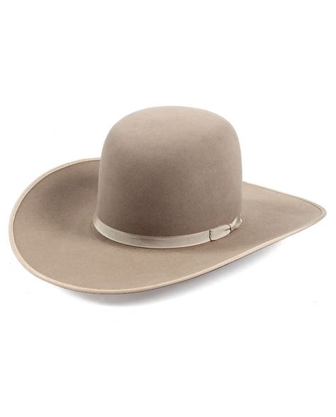 Rodeo King® 7x Pecan With Open Crown Felt Hat Fort Brands Mens