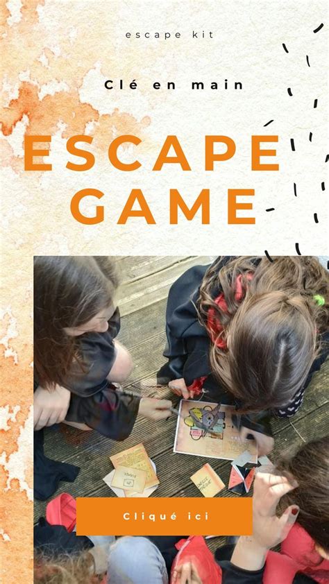 Escape game clé en main a imprimer | A imprimer, Éducation, Maison enfant