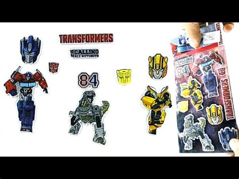 Stickers Transformers Autobots Stickers Optimus Prime Dan Bumblebee Ts Youtube