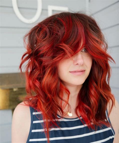 50 Cute Shag Haircut Ideas In 2022 Pink Orange And Red Shag 1 Fab