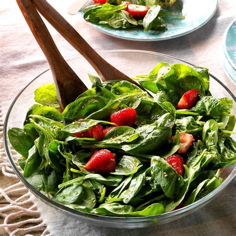 Light Strawberry Spinach Salad Recipe Taste Of Home
