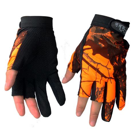 New Outdoor Waterproof Antiskid Fingerless Fishing Gloves Sun