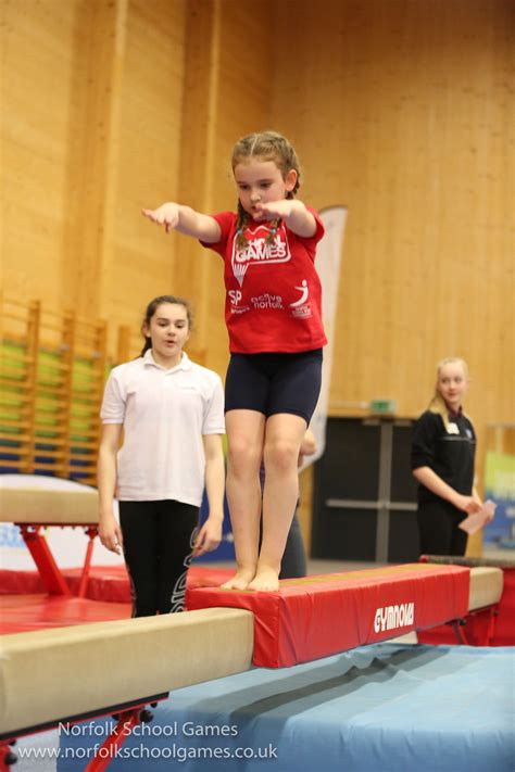 Day 4 Young Gymnasts Show Off Their Skills At School Games Gymnastics