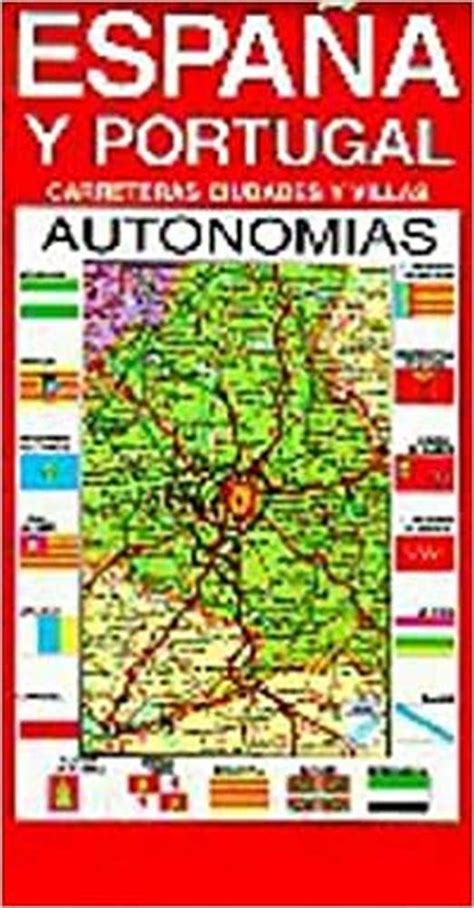 Amazon Com Mapa Espaa Y Portugal Nomenclatura Poblaciones Pamias Books