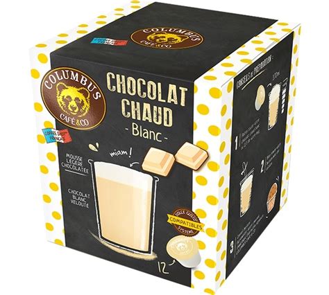 Columbus Café And Co Dolce Gusto Pods White Hot Chocolate X 12 Pods