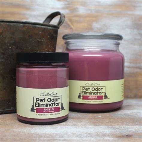 Check out our pet odor candle selection for the very best in unique or custom, handmade pieces from our candles & holders shops. Apollo - Pet Odor Eliminator - Candle Crest Soy Candles Inc