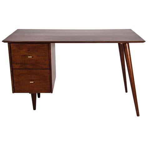Paul Mccobb Desk With Rare Brass Pulls Furniture Decor Desk Furniture