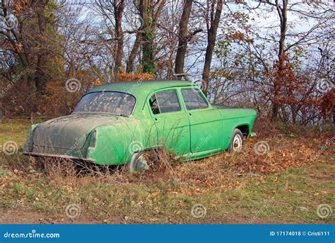 Old Green Car Royalty Free Stock Photos Image 17174018