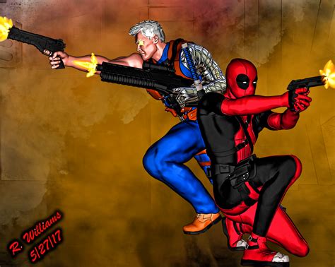 Cable And Deadpool Ii By Tkdrobert On Deviantart