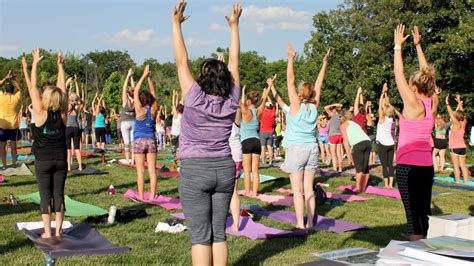 Yoga In The Gardens City Of Overland Park Kansas