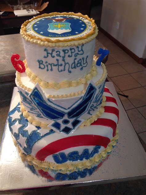 My Air Force Birthday Cake Celebrating 67 Years This Year Cake