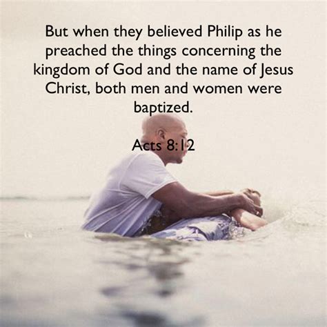 Bible Verses About Being Baptized