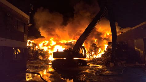 50 players parachute onto a remote island, every man for himself. Fire in scrap yard in Widnes