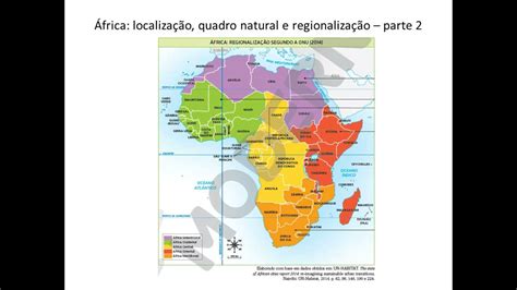 África Localização Quadro Natural E Regionalização Parte 2 Youtube