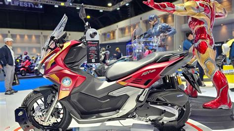 New Honda Adv160 Limited Edition Marvel Collection Iron Man Youtube