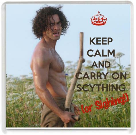 Keep Calm And Carry On Scything Or Sighing Drinks