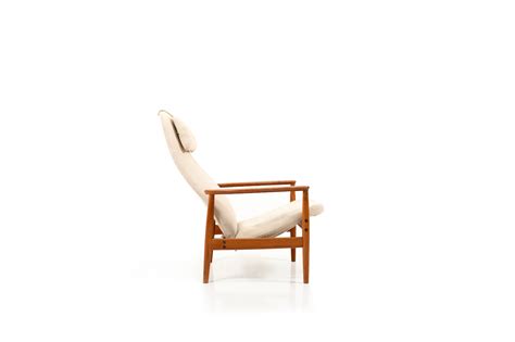 Mid Century Danish Reclining Lounge Chair In Teak Room Of Art