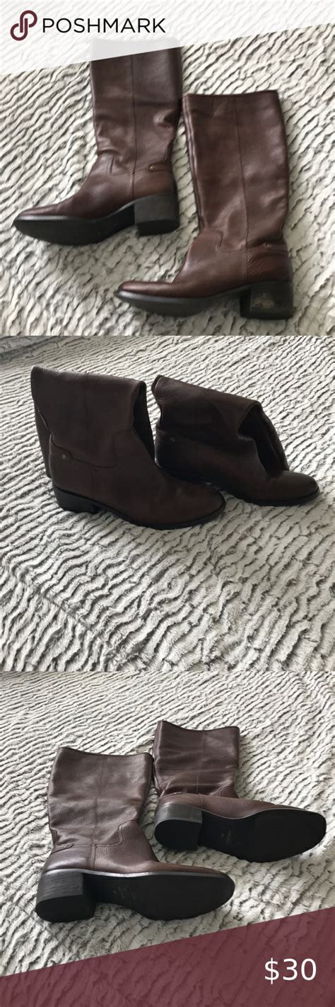 Ladies Brown Boots Size 8 M