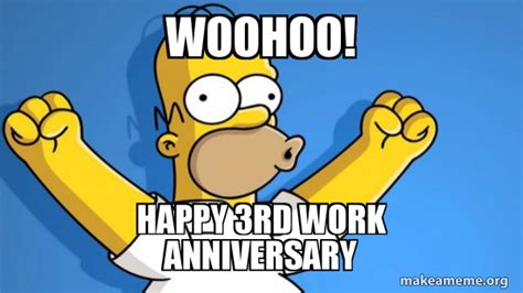 Happy 3 Year Work Anniversary Meme Funny Memes Images And Photos Finder