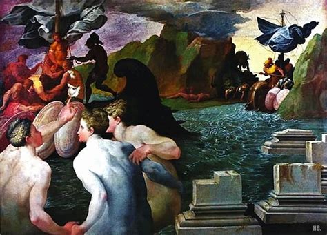 Francesco Primaticcio Odysseus And The Sirens Tags Odyssey Odysseus Sirens Charybde Et