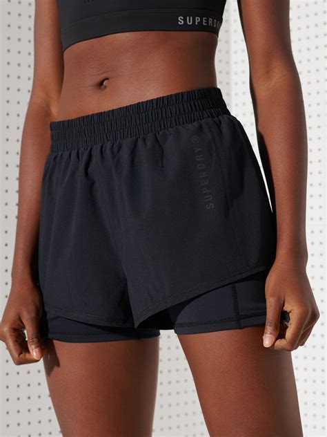 Running Double Layer Shorts Superdry Stylefav