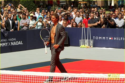 Rafael Nadal Strips Down Shirtless To His Underwear For Sexy Tommy