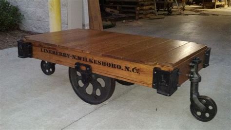 I love, love, love factory cart coffee tables but they aren't exactly budget friendly. Lineberry Cart - one of these please (With images) | Cart ...