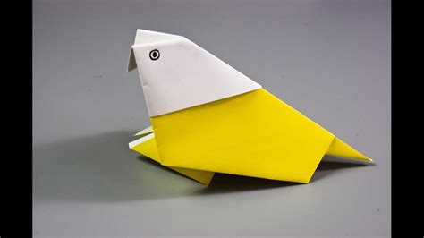 How To Make A Paper Pigeon Origami Bird Youtube