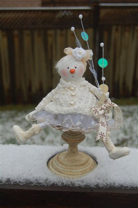 Another Cute Snowgirl Christmas Crafts Decorations Snowman Crafts