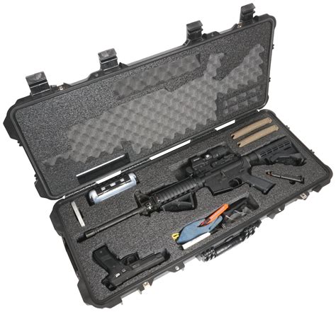 Case Club Waterproof Ar15 Rifle Case With Silica Gel And Accessory Box