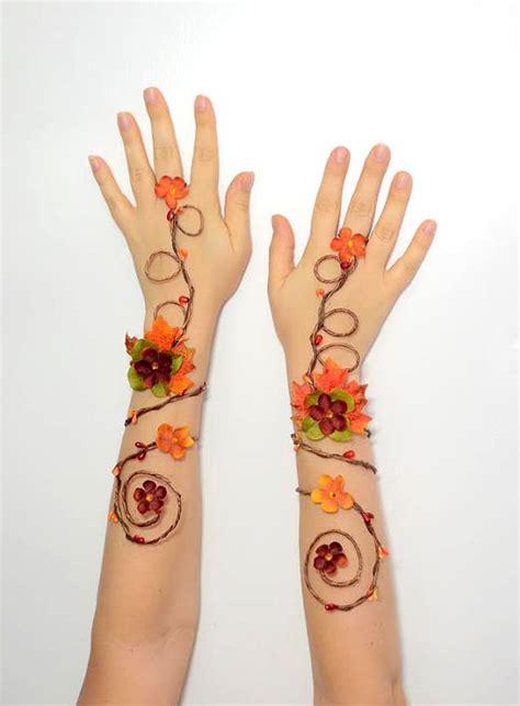 These Beautiful Autumn Arm Cuffs Would Be A Perfect Accessory For My