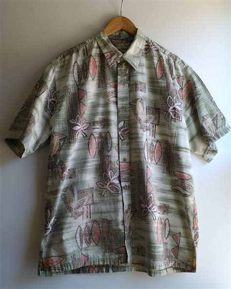 Hawaiian Shirt Cooke Street Honolulu Men S Xl Short Sleeve Aloha Shirt