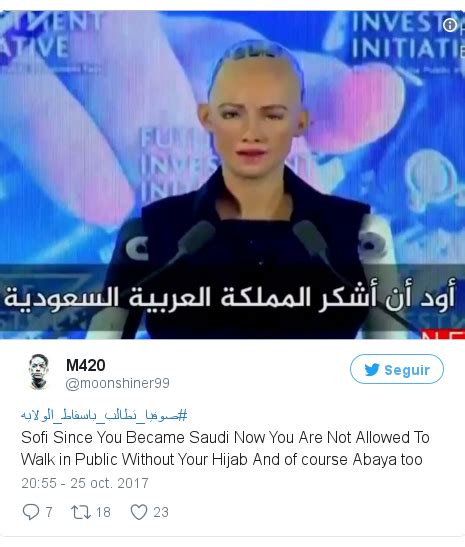Sophia La Robot Que Tiene Más Derechos Que Las Mujeres En Arabia