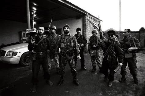 Chechen Rebels During Russias First War In Chechnya March1995