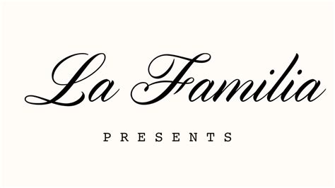 Glaerie zdjęć i profile najlepszych artystów. La Familia - Lessons - Tes Teach