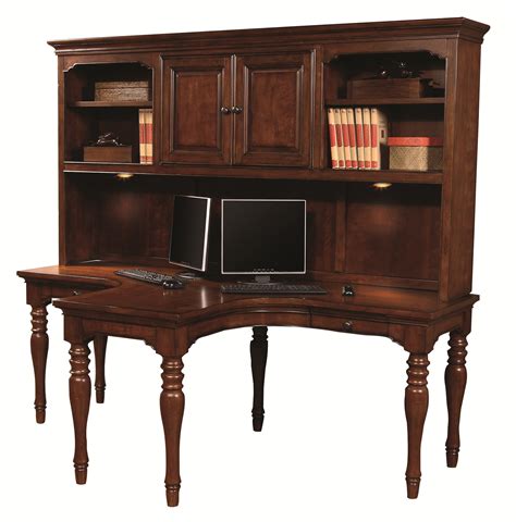 Wide choice of quality products at affordable prices. Aspenhome E2 Class Villager Dual T-Desk and Hutch in Warm ...