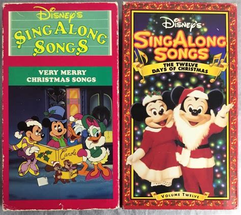 Disneys Sing Along Songs The Twelve Days Of Christmas Very Merry Songs