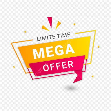 Limited Time Offer Vector Design Images Limited Time Mega Sale Offer