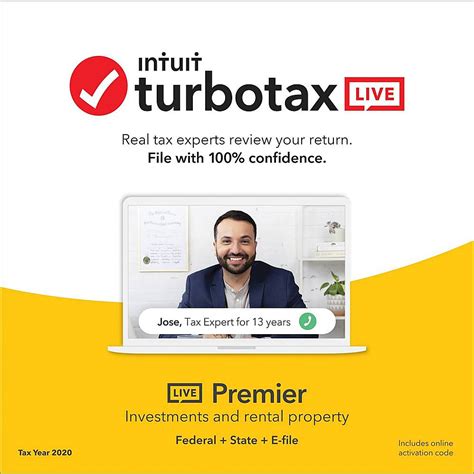 Best Buy Intuit Turbotax Live Premier Fed State User