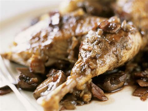 Roasted Guinea Fowl With Mushrooms And Bacon Recipe Eat Smarter Usa