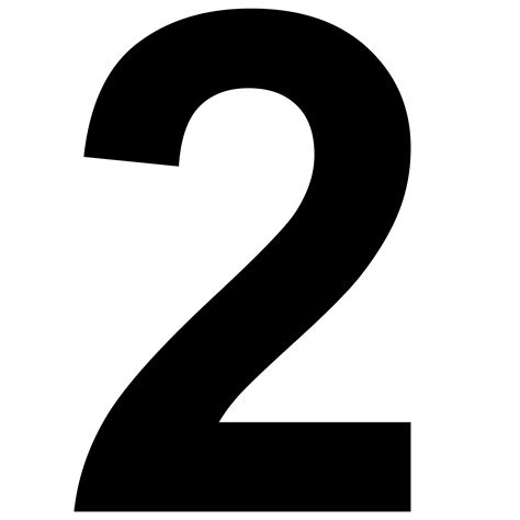 2 Png Images Two Number Transparent Free Download Free Transparent