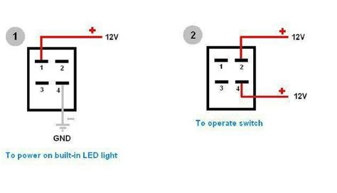 4 Pin Switch Wiring Diagram