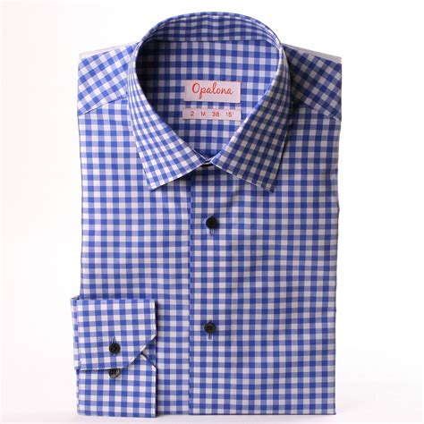 Medium Blue And White Checkered Shirt Shirts Checkered Shirt Mens Shirts