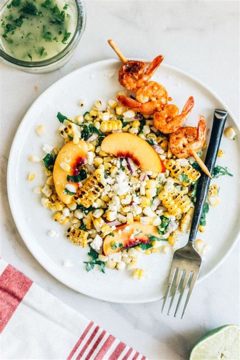 Nectarine And Corn Salad With Chipotle Shrimp 15 Mouthwatering Ways