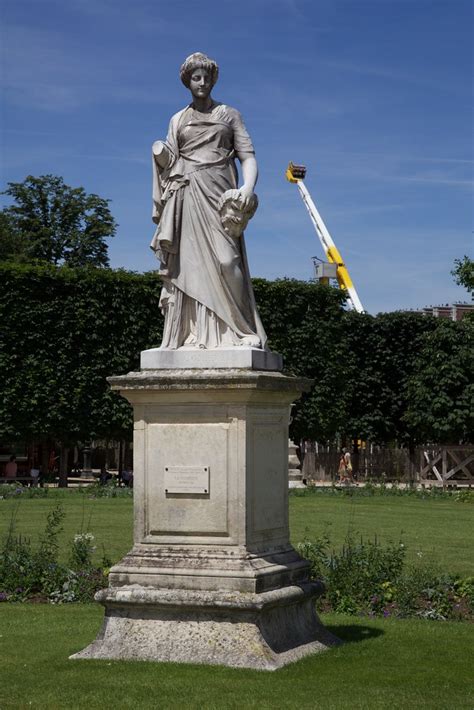 La Comédie Marble Statue In The Tuileries Garden In Paris Flickr
