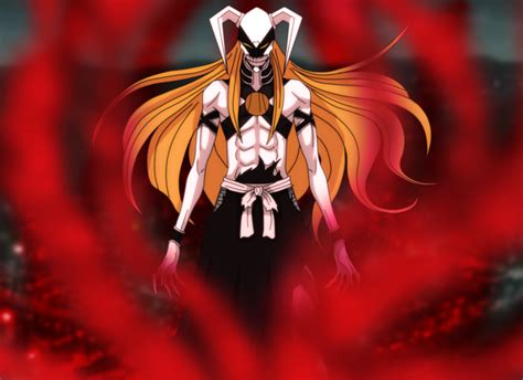 Arrancarfighter Hollow Ichigo Kurosaki Ichigo Bleach Colored Skin Male Focus Orange Hair