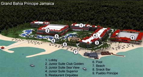 Map Layout Gran Bahia Principe Jamaica Grand Bahia Principe Jamaica Jamaica Map Runaway Bay